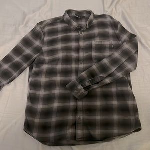 Vans Large Black Checkered Flannel